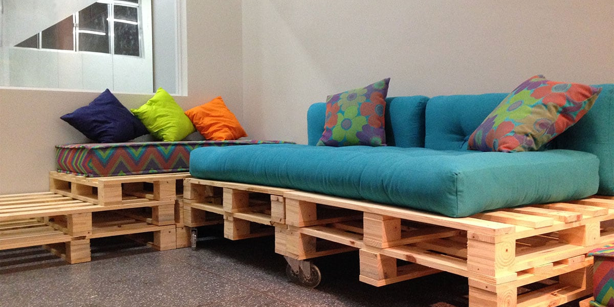 futon sob medida para pallet